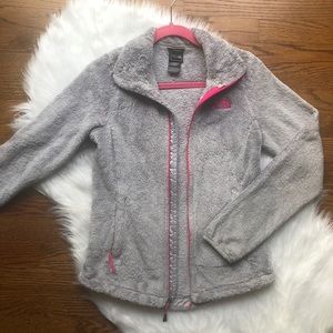 Grey ‘The North Face’ Zip-Up Fleece